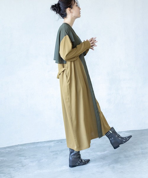 OSMOSIS（オズモーシス）の「アイレットベルトブーツ（ブーツ・レディース・グレー/カーキ/ブラック・23.5cm/24cm/24.5cm）」の10枚目の写真