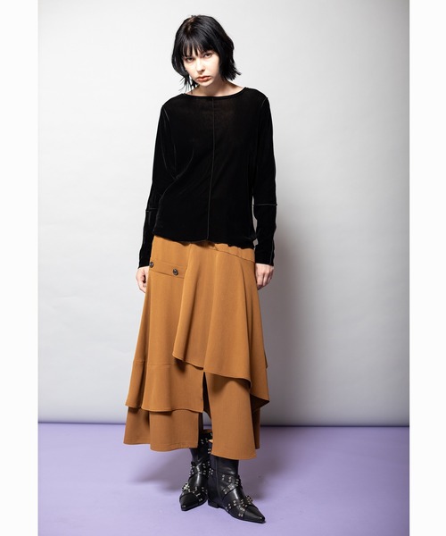 OSMOSIS（オズモーシス）の「アイレットベルトブーツ（ブーツ・レディース・グレー/カーキ/ブラック・23.5cm/24cm/24.5cm）」の20枚目の写真