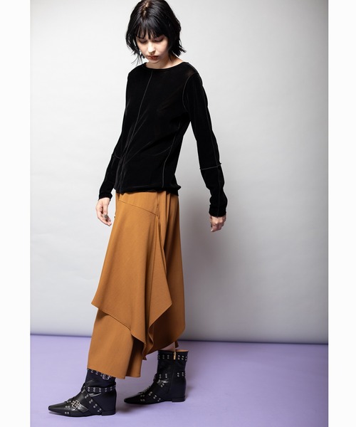 OSMOSIS（オズモーシス）の「アイレットベルトブーツ（ブーツ・レディース・グレー/カーキ/ブラック・23.5cm/24cm/24.5cm）」の21枚目の写真