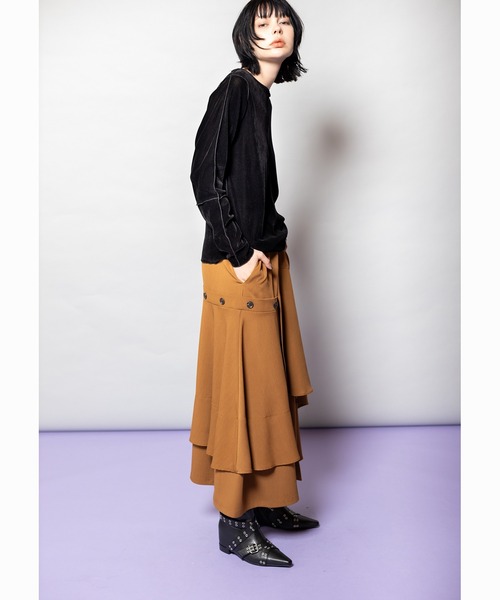 OSMOSIS（オズモーシス）の「アイレットベルトブーツ（ブーツ・レディース・グレー/カーキ/ブラック・23.5cm/24cm/24.5cm）」の22枚目の写真