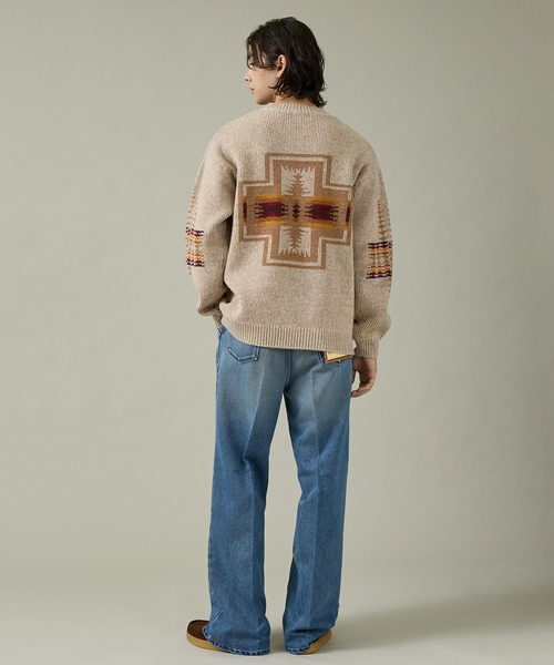 Wrangler（ラングラー）の「【Wrangler/ラングラー】WRANCHER WIDE DENIM/ランチャーフレアーワイドデニム/ユニセックス/W11190（デニムパンツ・メンズ・ブルー/ライトブルー・S/M/L/XL）」の19枚目の写真