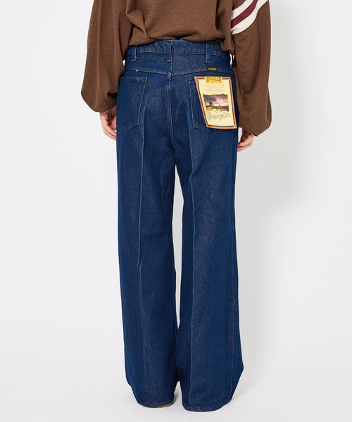 Wrangler（ラングラー）の「【Wrangler/ラングラー】WRANCHER WIDE DENIM/ランチャーフレアーワイドデニム/ユニセックス/W11190（デニムパンツ・メンズ・ブルー/ライトブルー・S/M/L/XL）」の11枚目の写真