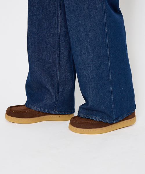 Wrangler（ラングラー）の「【Wrangler/ラングラー】WRANCHER WIDE DENIM/ランチャーフレアーワイドデニム/ユニセックス/W11190（デニムパンツ・メンズ・ブルー/ライトブルー・S/M/L/XL）」の13枚目の写真