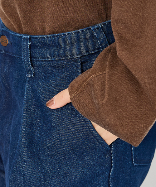 Wrangler（ラングラー）の「【Wrangler/ラングラー】WRANCHER WIDE DENIM/ランチャーフレアーワイドデニム/ユニセックス/W11190（デニムパンツ・メンズ・ブルー/ライトブルー・S/M/L/XL）」の14枚目の写真
