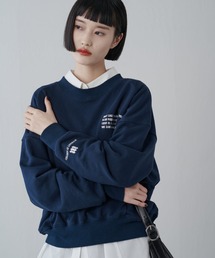 Lui's | 【MAY企画/ユニセックス】ワンポイントロゴ刺繍クルーネックスウェット(スウェット)