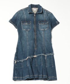 GUESS Originals Pleated Denim Dress