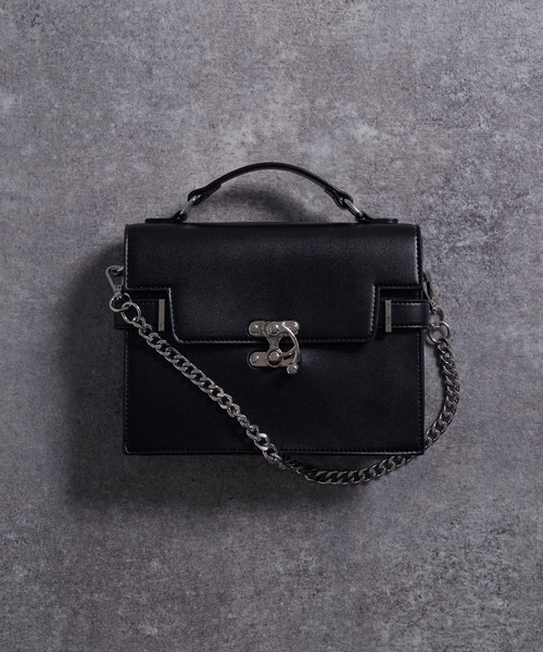 ADRER（アドラー）の「Metal Chain Shoulder Bag  - 4way - / メタルチェーンショルダーバッグ（ショルダーバッグ・メンズ・ブラック・FREE）」の10枚目の写真