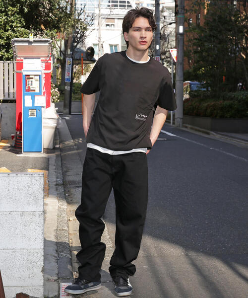 MANASTASH（マナスタッシュ）の「MANASTASH/マナスタッシュ/TECH DRY POCKET S/S TEE（Tシャツ/カットソー・メンズ・ブラック/オリーブ系・L/M/S/XL）」の3枚目の写真