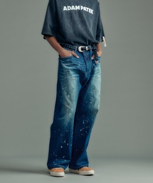 【ADAMPATEK/アダムパテック】washed riot nep selvedge denim 加工パンツ
