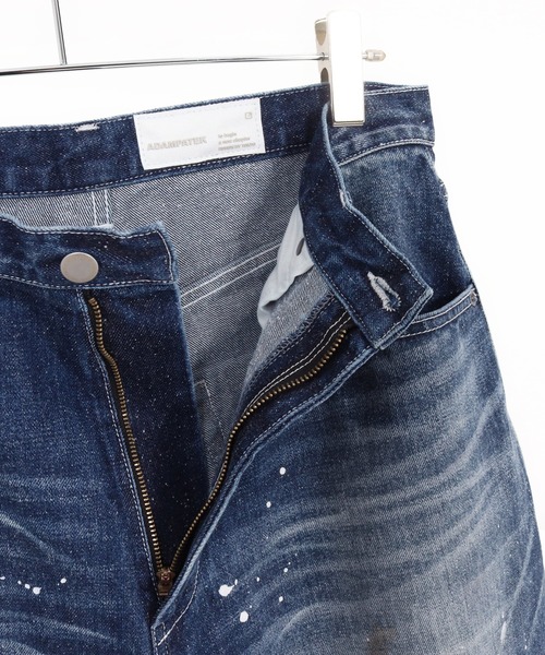 ADAM PATEK（アダムパテック）の「【ADAMPATEK/アダムパテック】washed riot nep selvedge denim 加工パンツ（デニムパンツ・メンズ・ブルー・2/1）」の10枚目の写真