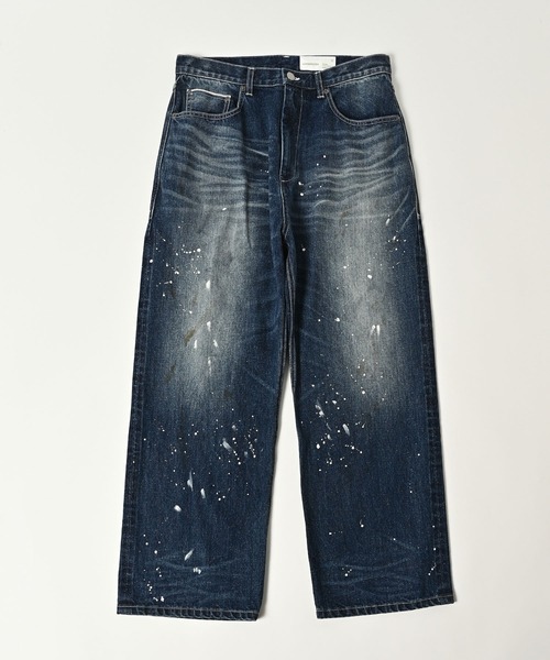 ADAM PATEK（アダムパテック）の「【ADAMPATEK/アダムパテック】washed riot nep selvedge denim 加工パンツ（デニムパンツ・メンズ・ブルー・2/1）」の17枚目の写真