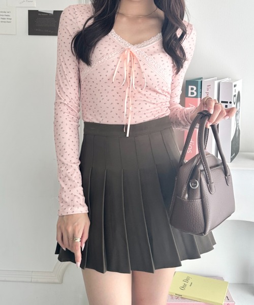 wears（ウェアーズ）の「リボン付きレースカットソー（Tシャツ/カットソー・レディース・ブラック系その他/ブラック/グレー系その他/ピンク/ホワイト/ホワイト系その他・FREE）」の22枚目の写真