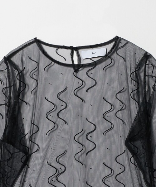 PoI（ポイ）の「＜PoI＞tulle naminami カットソー（Tシャツ/カットソー・レディース・ホワイト・FREE）」の3枚目の写真