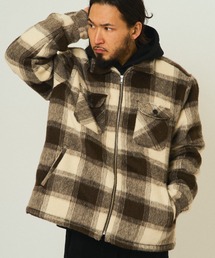 ability（アビリティ）の「BIG MIKE ビックマイク / 起毛チェック 裏キルティング ジャケット / 102546400（ブルゾン）」