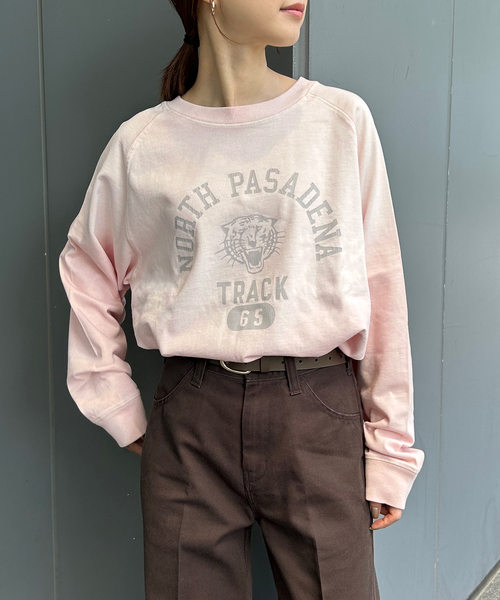 SCREEN STARS(スクリーンスターズ)の「SCREEN STARS/スクリーンスターズ SLOBE別注 LOGOカットソー(Tシャツ/カットソー・レディース・ブラック/ベージュ/ピンク・FREE)」の3枚目の写真
