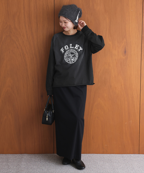 SCREEN STARS(スクリーンスターズ)の「SCREEN STARS/スクリーンスターズ SLOBE別注 LOGOカットソー(Tシャツ/カットソー・レディース・ブラック/ベージュ/ピンク・FREE)」の4枚目の写真
