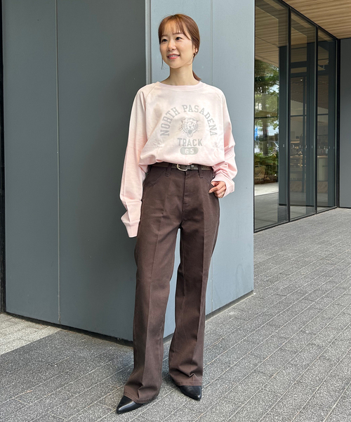 SCREEN STARS(スクリーンスターズ)の「SCREEN STARS/スクリーンスターズ SLOBE別注 LOGOカットソー(Tシャツ/カットソー・レディース・ブラック/ベージュ/ピンク・FREE)」の12枚目の写真