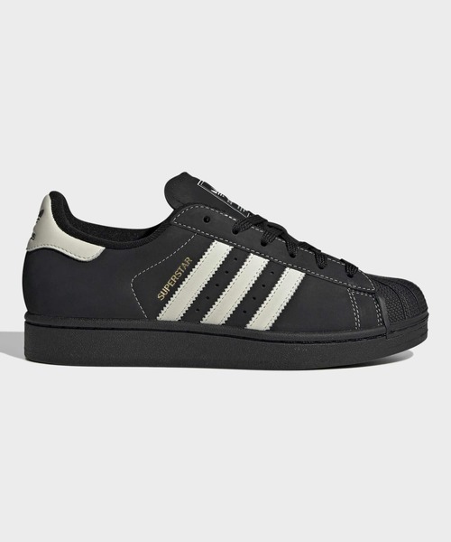 adidas(アディダス)の「スーパースター シューズ/ SUPERSTAR SHOES / アディダスオリジナルス adidas Originals(スニーカー・レディース・ブラック・24.5cm/24.0cm/23.5cm/23.0cm/22.5cm/27.5cm/27.0cm/26.5cm/26.0cm/25.5cm/25.0cm/22.0cm/28.0cm)」の1枚目の写真
