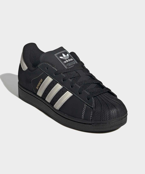 adidas(アディダス)の「スーパースター シューズ/ SUPERSTAR SHOES / アディダスオリジナルス adidas Originals(スニーカー・レディース・ブラック・24.5cm/24.0cm/23.5cm/23.0cm/22.5cm/27.5cm/27.0cm/26.5cm/26.0cm/25.5cm/25.0cm/22.0cm/28.0cm)」の7枚目の写真