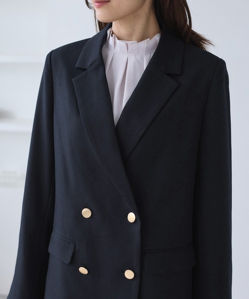 セール】【WEB限定】レディハンサムシリーズ ウールライク金ボタン