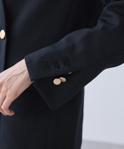 セール】【WEB限定】レディハンサムシリーズ ウールライク金ボタン