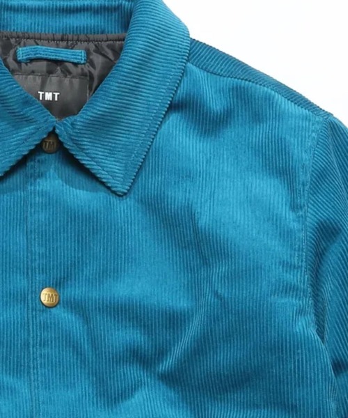 TMT（ティーエムティー）の「CORDUROY COACH JACKET（ブルゾン・メンズ・ブラウン/ターコイズブルー/ピンク・X-LARGE/LARGE/MEDIUM）」の4枚目の写真