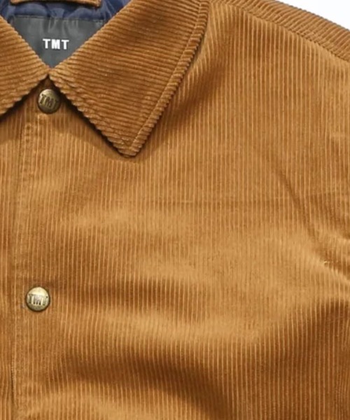 TMT（ティーエムティー）の「CORDUROY COACH JACKET（ブルゾン・メンズ・ブラウン/ターコイズブルー/ピンク・X-LARGE/LARGE/MEDIUM）」の6枚目の写真