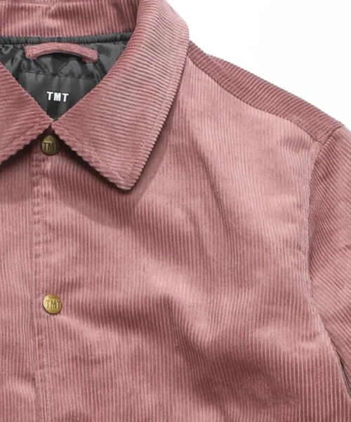 TMT（ティーエムティー）の「CORDUROY COACH JACKET（ブルゾン・メンズ・ブラウン/ターコイズブルー/ピンク・X-LARGE/LARGE/MEDIUM）」の8枚目の写真