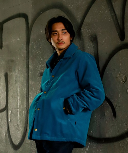 TMT（ティーエムティー）の「CORDUROY COACH JACKET（ブルゾン・メンズ・ブラウン/ターコイズブルー/ピンク・X-LARGE/LARGE/MEDIUM）」の12枚目の写真