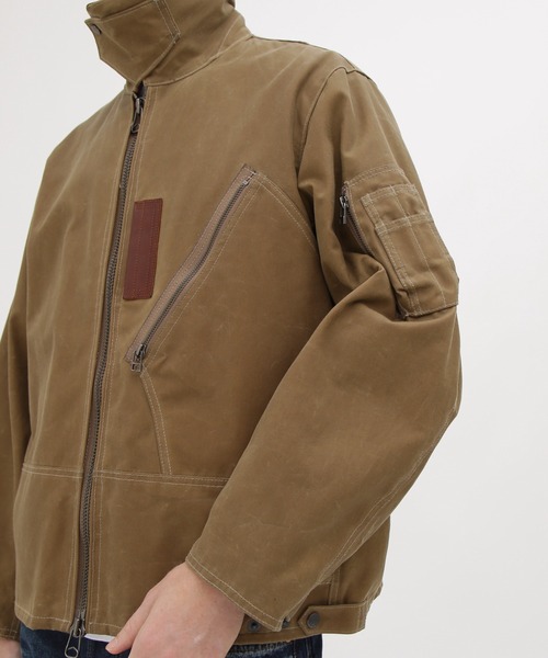 AVIREX（アヴィレックス）の「MILITARY FABRIC K-2 CUSTOMS / ミリタリー ファブリック K-2 カスタムズ / AVIREX / アヴィレックス（ブルゾン・メンズ・カーキ/オリーブ・MEDIUM/LARGE/X-LARGE）」の10枚目の写真