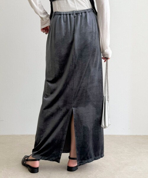 fredy emue（フレディエミュ）の「ベロアタイトスカート（スカート・レディース・ベージュ/グレー・38/36）」の16枚目の写真