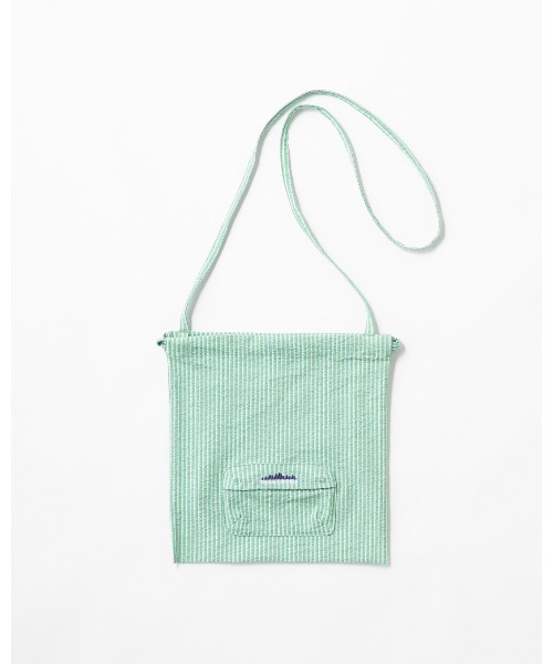 Unisex]2WAY MINI SHOULDER SEERSUCKER STRIPE/2WAYミニショルダー 