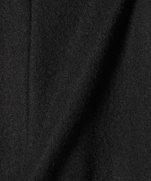 quaranciel(カランシエル)の「quaranciel: ノーカラー パイピング ジップ コート(ノーカラーコート・レディース・ベージュ/ブラック・ONE SIZE)」の9枚目の写真