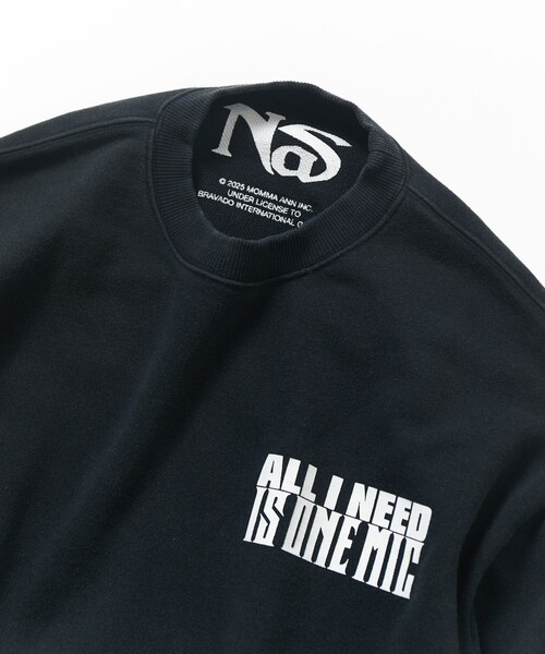 FREAK'S STORE(フリークスストア)の「【EXCLUSIVE】 Nas STILLMATIC SWT / ナズ スティルマティック プリントスウェット(スウェット・メンズ・ブラック・MEDIUM/LARGE/X-LARGE)」の7枚目の写真