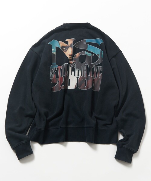 FREAK'S STORE(フリークスストア)の「【EXCLUSIVE】 Nas STILLMATIC SWT / ナズ スティルマティック プリントスウェット(スウェット・メンズ・ブラック・MEDIUM/LARGE/X-LARGE)」の3枚目の写真