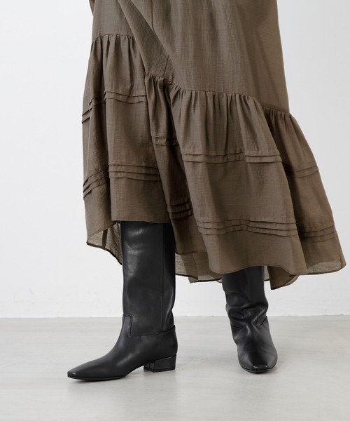 FABIO RUSCONI（ファビオルスコーニ）の「【FABIO RUSCONI】ロングブーツ-SIMONETTA ROSSI（ブーツ・レディース・ブラック・36/37）」の3枚目の写真