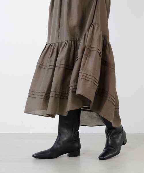 FABIO RUSCONI（ファビオルスコーニ）の「【FABIO RUSCONI】ロングブーツ-SIMONETTA ROSSI（ブーツ・レディース・ブラック・36/37）」の4枚目の写真