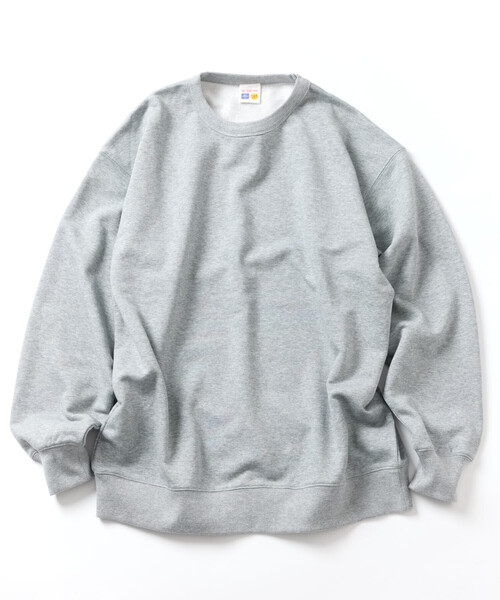 FREAK'S STORE(フリークスストア)の「HEAVY WEIGHT CREW NECK SWT 13oz/ヘビーウェイト クルーネックスウェット/13オンス/リラックスフィット(スウェット・メンズ・オリーブ/ブラック/その他9/グレー/ライトグレー・LARGE/SMALL/MEDIUM)」の19枚目の写真