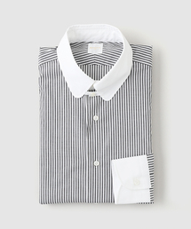 EDIFICE | D.SHORT ROUND TAB クレリック ストライプ(シャツ/ブラウス)