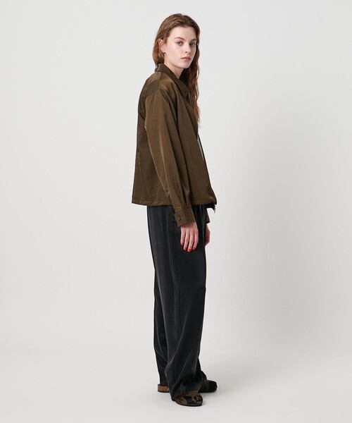 ASTRAET(アストラット)の「<ASTRAET>ナイロン スソドローコード ジップブルゾン(シャツ/ブラウス・レディース・ブラック/ダークブラウン・FREE)」の21枚目の写真