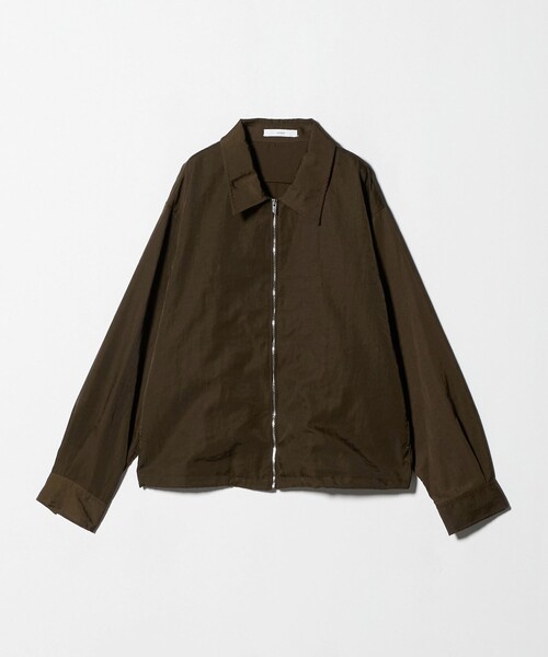 ASTRAET(アストラット)の「<ASTRAET>ナイロン スソドローコード ジップブルゾン(シャツ/ブラウス・レディース・ブラック/ダークブラウン・FREE)」の11枚目の写真