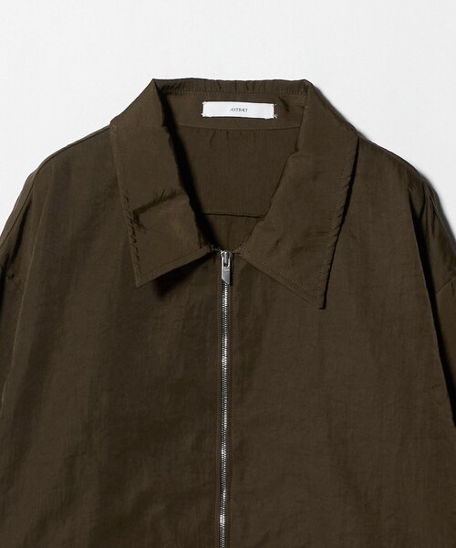 ASTRAET(アストラット)の「<ASTRAET>ナイロン スソドローコード ジップブルゾン(シャツ/ブラウス・レディース・ブラック/ダークブラウン・FREE)」の13枚目の写真