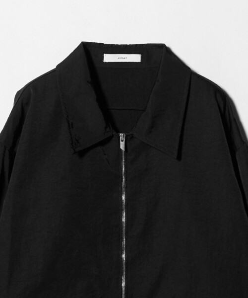 ASTRAET(アストラット)の「<ASTRAET>ナイロン スソドローコード ジップブルゾン(シャツ/ブラウス・レディース・ブラック/ダークブラウン・FREE)」の9枚目の写真