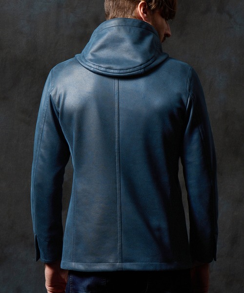 マイクロ起毛ポンチ ムラプリントナポレオンブルゾン（その他アウター