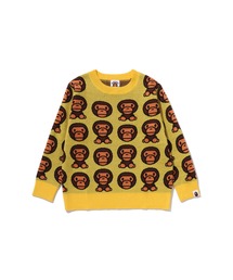 A BATHING APE | BABY MILO PATTERN KNIT SWEATER(ニット/セーター)