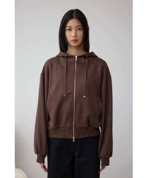 セール】フェイクスエードフーディブルゾン（ブルゾン）｜AZUL BY