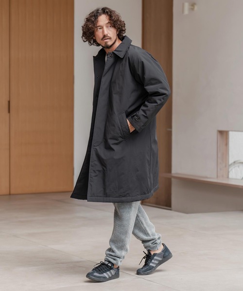 mj11211-ロクヨンクロス中綿ステンカラーコート(CAM-7354)（ステン