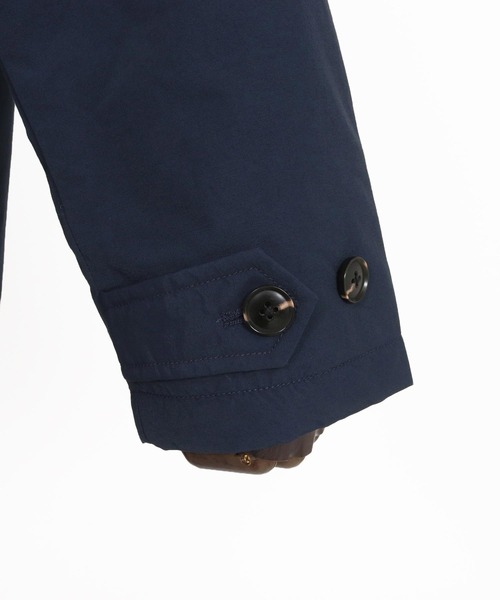 CAMBIO（カンビオ）の「mj11211-ロクヨンクロス中綿ステンカラーコート(CAM-7354)（ステンカラーコート・メンズ・ネイビー系/ブラック・M/L）」の19枚目の写真