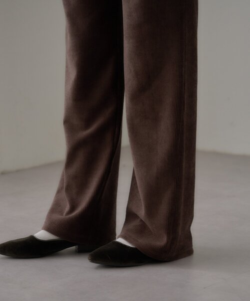 WILLOW(ウィロー)の「【willow】ストレッチコーデュロイパンツ(その他パンツ・レディース・ブラウン/オフホワイト・MEDIUM/SMALL)」の19枚目の写真