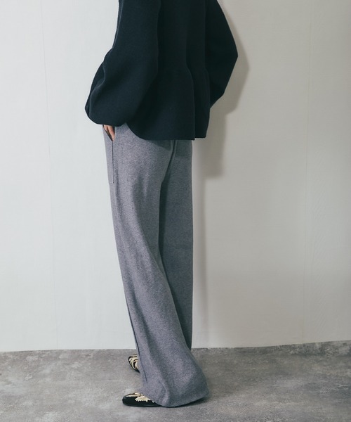 ANOTHER S（アナザーエス）の「ニットパンツ（その他パンツ・レディース・ベージュ/グレー/ブラック・FREE）」の8枚目の写真